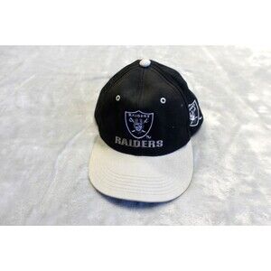Vintage Las Vegas Raiders Hat Cap Snapback ANI Team NFL Black Gray